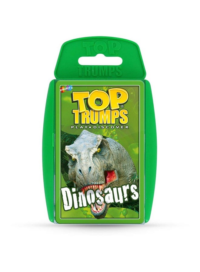 Top Trumps Top Trumps Dinosaurs Classics Card Game, Learn about the Tyrannosaurus Rex, Stegosaurus, Giganotsaurus in this educational pack, gift and toy for boys and girls aged 6 plus - Image 1
