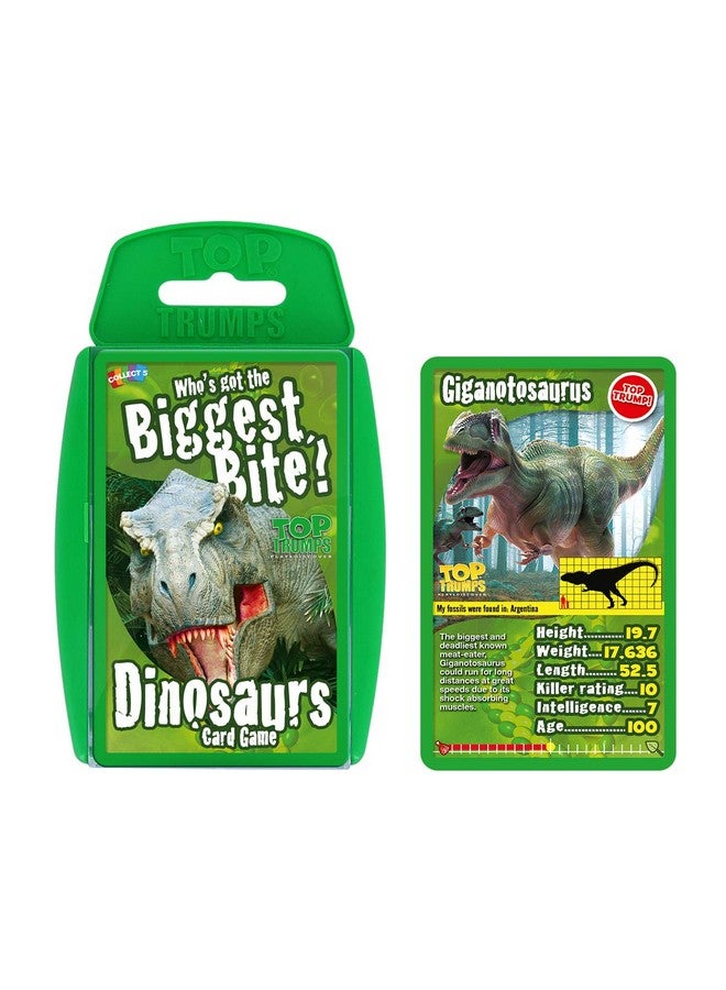 Top Trumps Top Trumps Dinosaurs Classics Card Game, Learn about the Tyrannosaurus Rex, Stegosaurus, Giganotsaurus in this educational pack, gift and toy for boys and girls aged 6 plus - Image 5