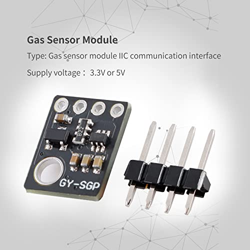EC Buying GY-SGP30 Gas Sensor, Air Quality Carbon Dioxide Formaldehyde Monitoring TVOC CO2 Gas Sensor Module, a Digital Multi-pixel Gas Sensor for Indoor Air Quality Monitoring,co2 Sensor Arduino I2C - Image 4