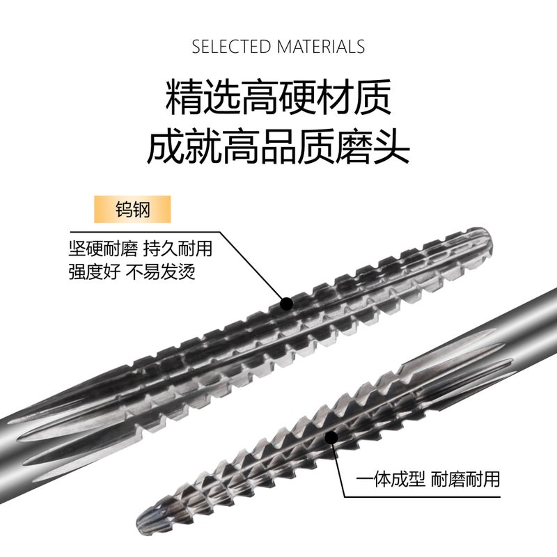 Nail Art Tungsten Steel Russian Type Grinding Head Nail Art Grinding Machine Unloading Spherical Pre-Treatment Peeling Grinding Head - Image 4