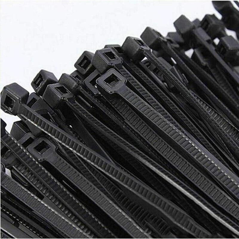 Nanlaohu 100PCS Nylon Cable Ties 150x2mm Cable Ties Self-Locking Nylon Small Zip Ties - Image 2