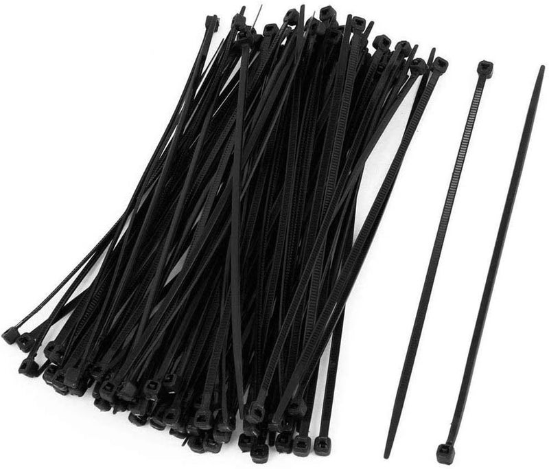 Nanlaohu 100PCS Nylon Cable Ties 150x2mm Cable Ties Self-Locking Nylon Small Zip Ties - Image 1