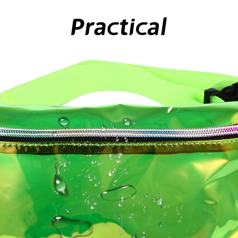 1Pc Transparent PVC Chest Bag Fashion Body Waist Bag Women Dating Bag - Image 4