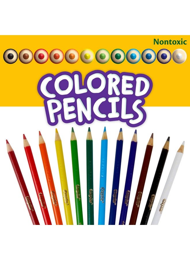 Crayola - Crayola Bulk Colored Pencils for Kids (24pk), Back to School Supplies For Teachers, Teacher Classroom Must Haves, 12 Colors [Amazon Exclusive] - Image 1