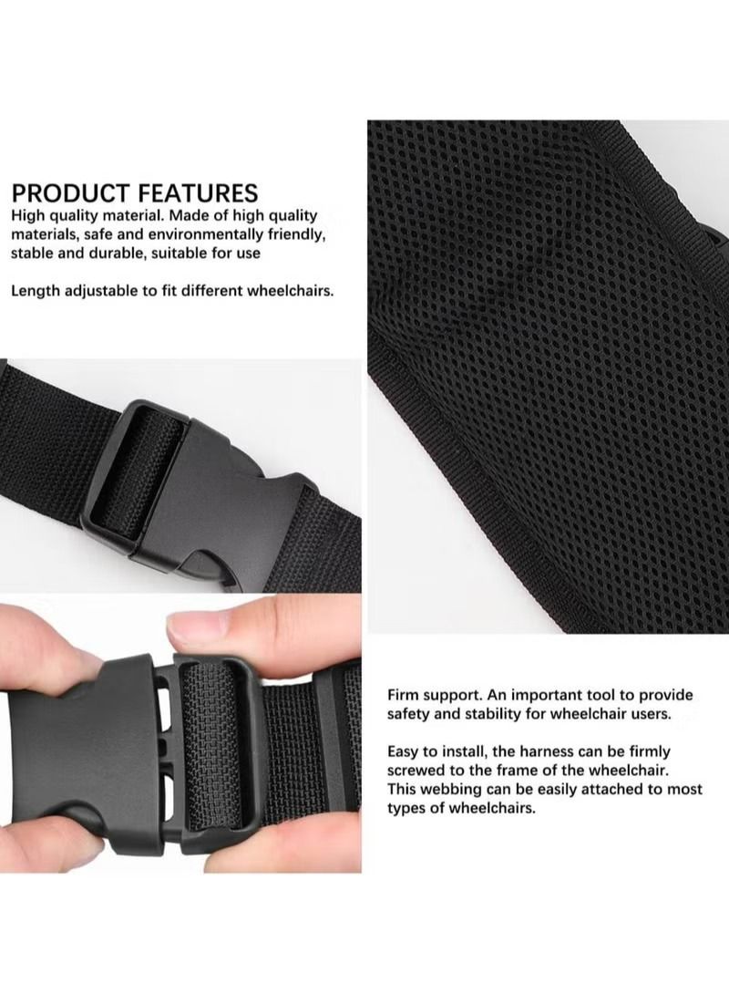 Generic 1 Pcs Wheelchair Safety Strap Seat Belt Anti-Slip and Anti-Fall Wheelchair Fixation Belt for Patients and Elderly  - Image 5
