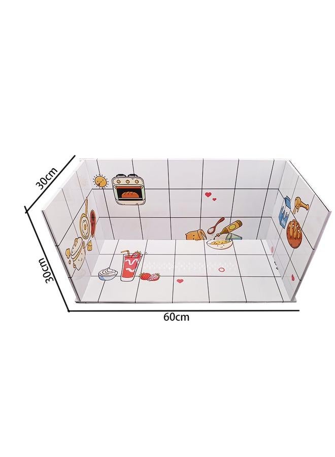 الأزرق جي دبليو حاجز المطبخ الصغير لوحة خلفية المطبخ الصغير - Image 4