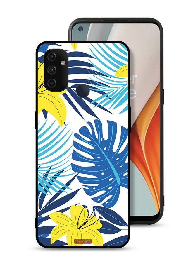 Tolwak OnePlus Nord N100 Protective Case Cover Feather And Flower Art - Image 1