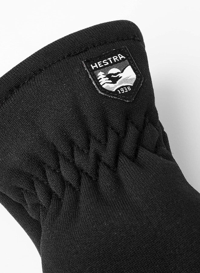 Hestra Kids' Mitten Fleece Liner - Black - 0 - Image 3