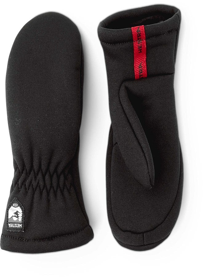 Hestra Kids' Mitten Fleece Liner - Black - 0 - Image 1