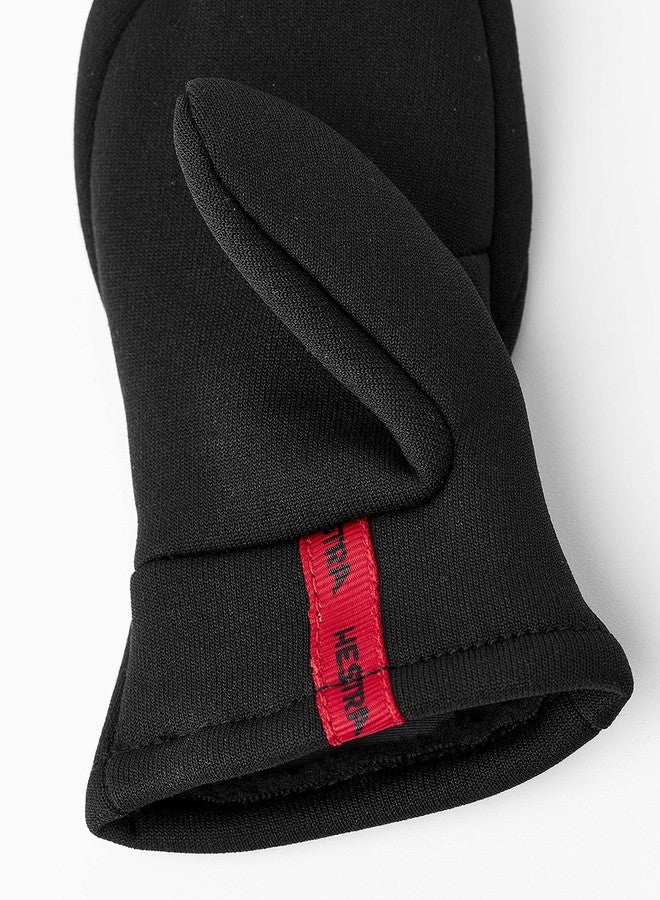 Hestra Kids' Mitten Fleece Liner - Black - 0 - Image 2