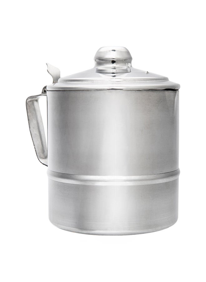 AL SANIDI ALSANIDI, Boiling Proof Fountain, National coffee Dallah, Silver, Size 16 Cm  - Image 1