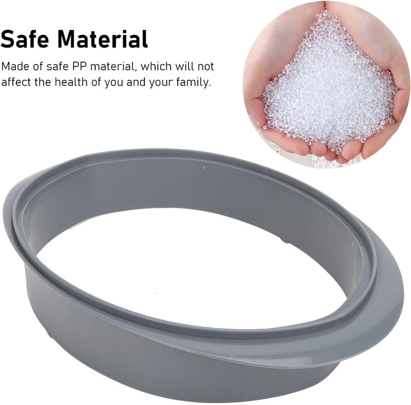 Steam Ring Cookware Expandable Attachment for, Steaming Ring Insert Magnification Attachment, PP Steam Insert with Easy to Clean Design, Additional Cooking Space - Image 3