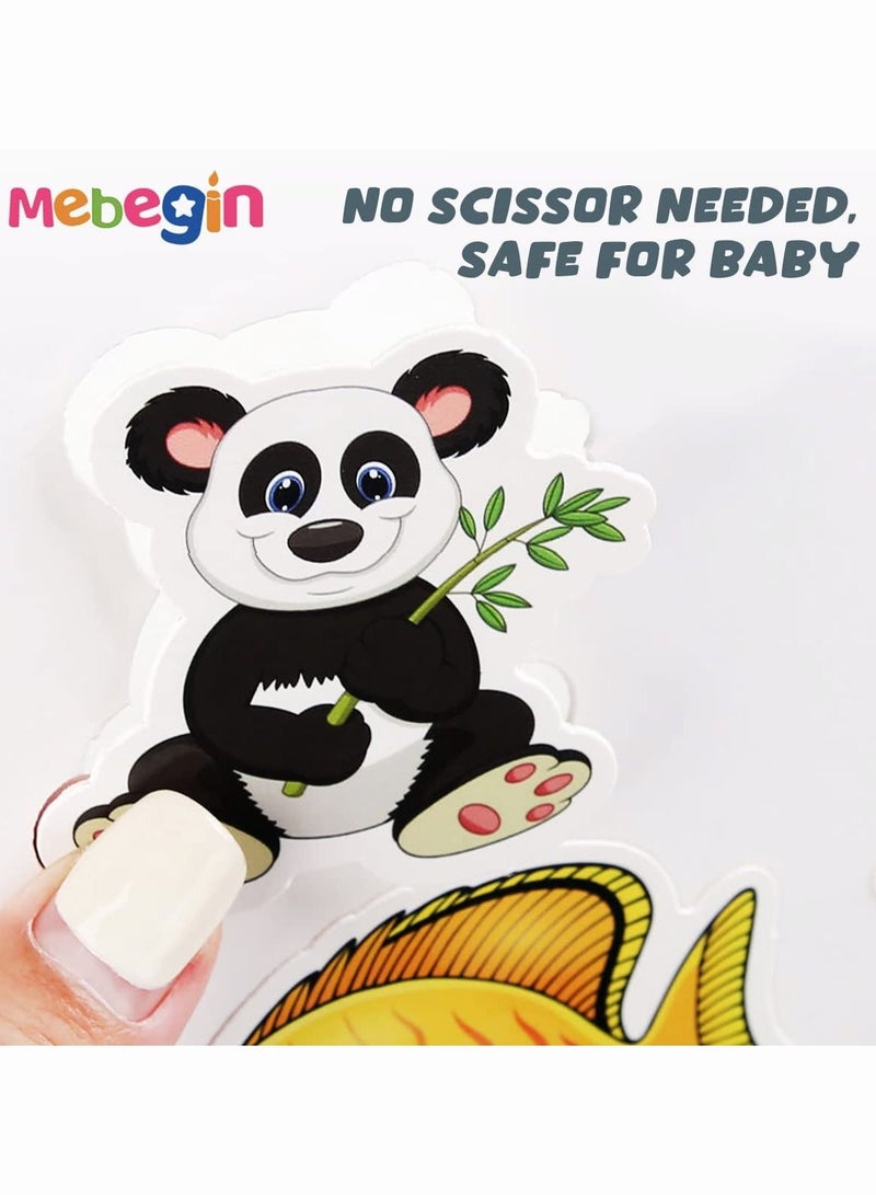 MEBEGIN Montessori Toys for Toddlers Busy Book for Kids Preschool Activity Binder Quiet Book 4 Pcs Set Early Educational Learning Book for Boys & Girls Develops Fine Motor Skills - Image 4