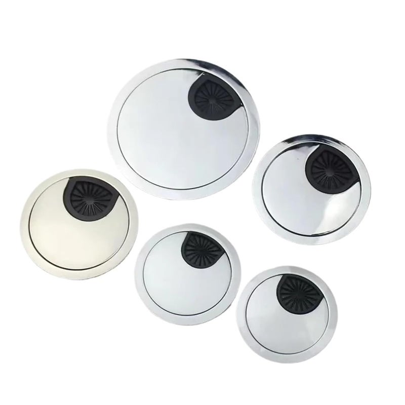 Gold Bronze 53mm Zinc Alloy Desk Grommet 10 Pcs Cable Hole Cover for Cable Management - Image 4