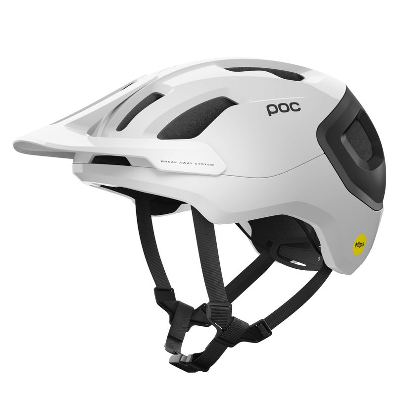 POC Axion Race Mips Unisex Adult Bicycle Helmet, Hydrogen White/Uranium Black Matt, M (55-58 cm) EU - Image 1