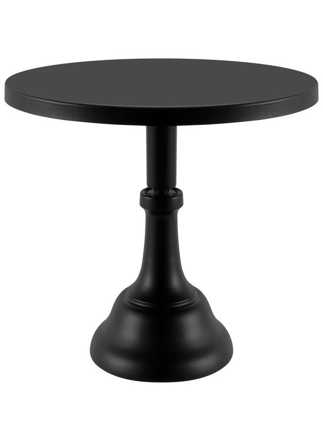SEHOI 12 Inch Black Round Cake Stand, Metal Cake Stand, Detachable Dessert Display Stand for Weddings, Parties - Image 1