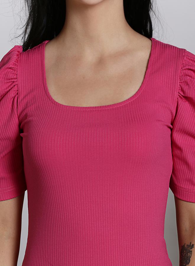 Sera Ribbed Bodycon Dress  - Image 4