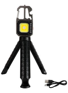TIGER Mini LED Flashlight Keychain Light – Portable Micro Keychain Bottle Opener with LED Lantern, Folding Bracket & Outdoor Mini Searchlight – Compact, Lightweight & Versatile for Camping, Hiking, Travel & Everyday Use  - Image 1