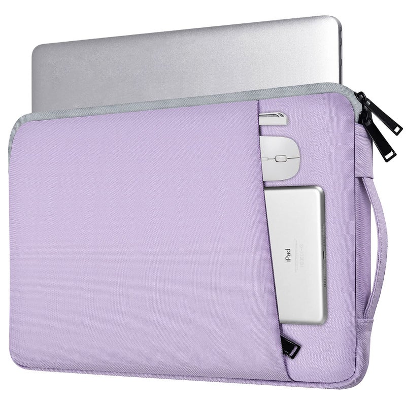 iKammo Laptop Sleeve 14 Inch Laptop Case Computer Bag For 15 Inch New Macbook Air M3 A3114 M2 A2941 2024-2023  Surface Laptop 6/5/4 15 Inch  Hp Lenovo Acer Asus Chromebook 14  Purple - Image 1