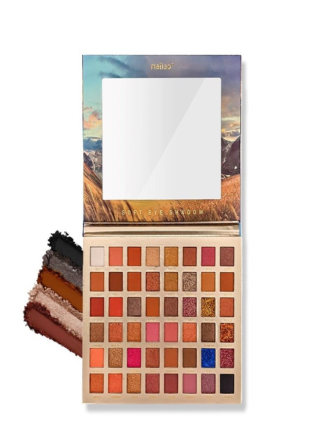 Maliao 48 Colors Soft Eye Shadow Palette - Endless Makeup Brilliance, 35g - Image 1