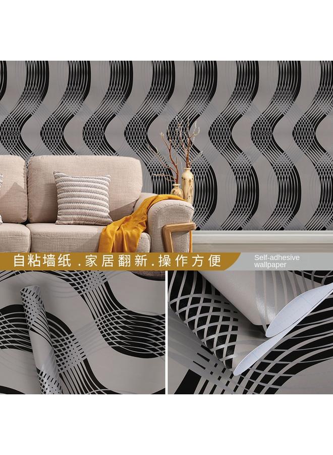 Bluejw Wallpaper Self-adhesive Bedroom Modern Simple 3d Geometric Wall Stickers Living Room TV Background Wall Dining Room Dormitory Decoration Wallpaper - Image 1