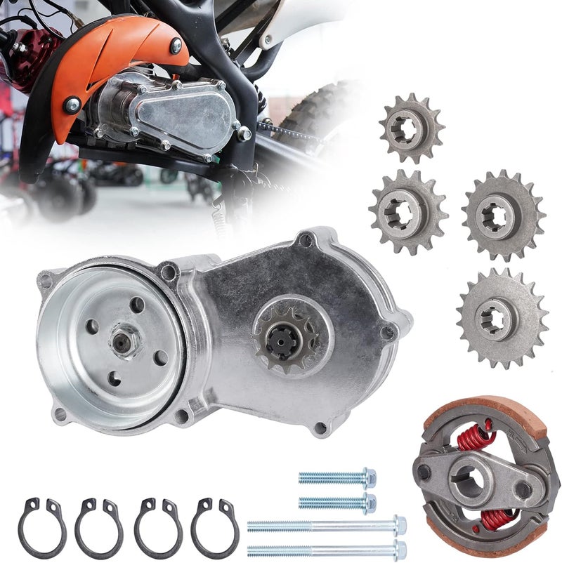 MTATCN Qiufadong Heavy Duty Transmission Gear Reduction Box Clutch for 47cc 49cc 2-Stroke Pocket Mini Bike - Image 1