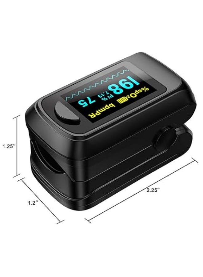 جهاز قياس الأكسجين ونبض القلب بالاصبع – محمول ودقيق – لمتابعة صحتك اليومية - Image 5