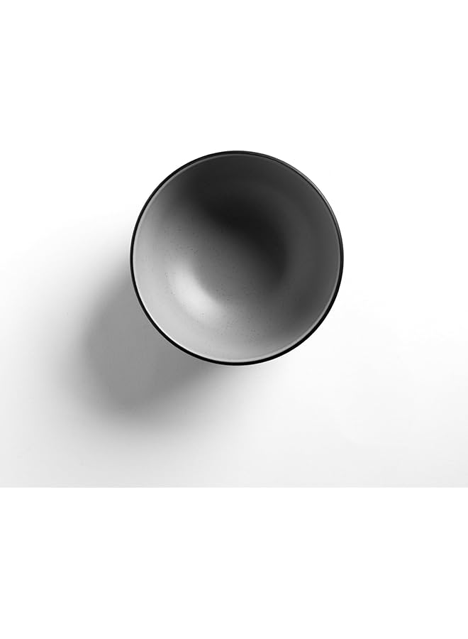 Master Gold Premium Melamine 6 Bowls "Bowl" Perfect For Serving Soup, Soup, Noodles And Corn Flakes | Durable, Shatterproof, Dishwasher & Microwave Safe | Serving Bowl (Grey | Black, 12.5Cm) - Image 3