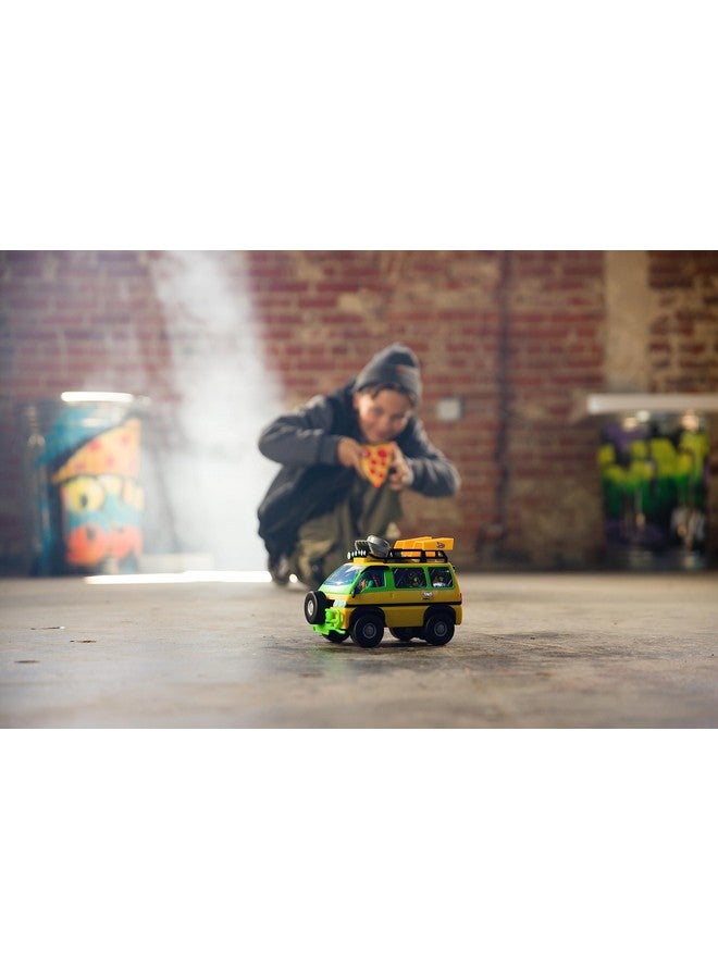 Teenage Mutant Ninja Turtles سيارة التحكم عن بعد Urtles Pizza Blaster إصدار الفيلم - مركبة تحكم عن بعد 2.4GHz مع 6 قاذفات بيتزا رغوية - للأعمار 5 وما فوق - Image 3