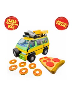 Teenage Mutant Ninja Turtles Urtles Pizza Blaster Rc Movie Edition - Fun 2.4Ghz Remote Control Vehicle W/6 Foam Pizza Launchers - Ages 5+  - Image 2