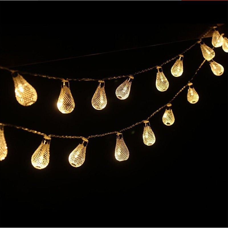 MIRADH 14 Bulb Shape Led Lantern 16ft Long Lantern Fairy Lights Diwali Christmas String Lights Outdoor Decorative Lights for GardenHomePartyBedroom Warm White Bulb Shape - Image 5
