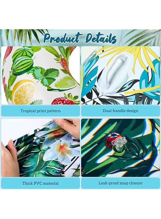 KASTWAVE 3 Pcs Inflatable Pool Floats 47 Inch Pool Floaties Tubes Jumbo Pool Tubes Pool Rings For Adults Summer Beach Bachelorette Wedding Party Decor Supplies - Image 2