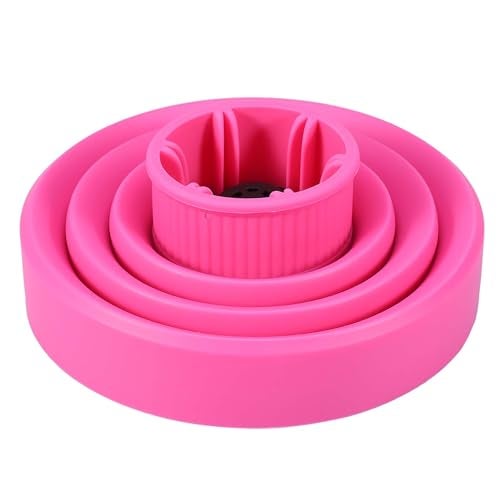 FILFEEL Hair Blower Diffuser Foldable Folding Hairdryer Cover Styling Hairdressing Tool 5Colors Pink - Image 1