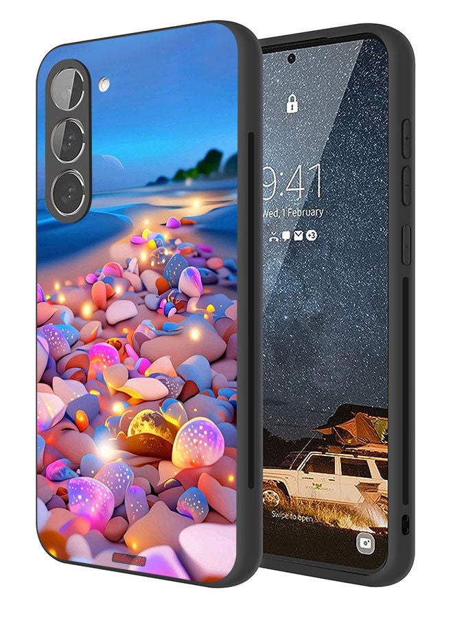 Tolwak غطاء حماية لهاتف سامسونج جالاكسي S23 5G بتصميم فن الحجارة - Image 1