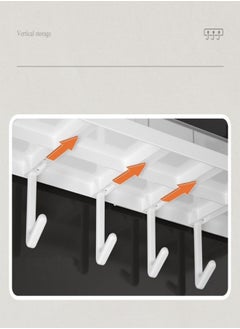 MIXDE Wall Mounted Bathroom Rack With Drawer Wall Hanger Bath Organizer With Hooks and Towel Bar  - Image 3