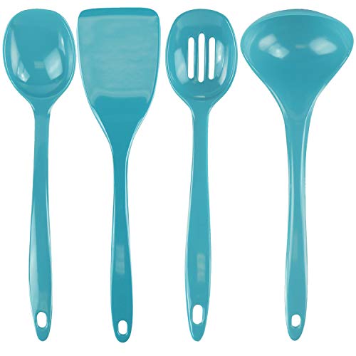 Reston Lloyd Calypso Basics by Reston Lloyd Melamine Utensil Set, 4-Piece, Turquoise (81702) - Image 1
