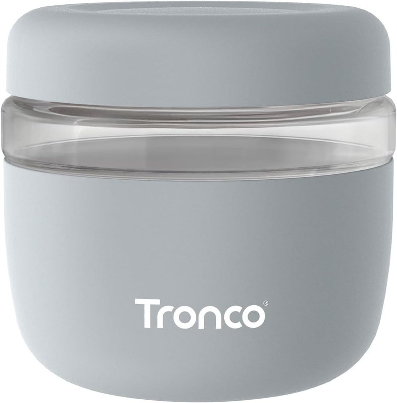 tronco 24 oz Glass Food Storage Containers with Lids, Airtight, Leak & Spill Proof Glass Lunch Bowls for Meal Prep, Salad, Yogurt, Soup & Stew, Microwave & Dishwasher Safe, BPA-Free, Set of 1 - Image 1