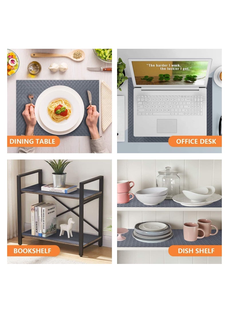 Shelf Liner for Kitchen Large (40 x 200cm) Non-Adhesive Drawer Mats, Non-Slip Food Grade EVA Drawer Liner, Stain-Proof Liner for Shelf, Refrigerator - Image 2