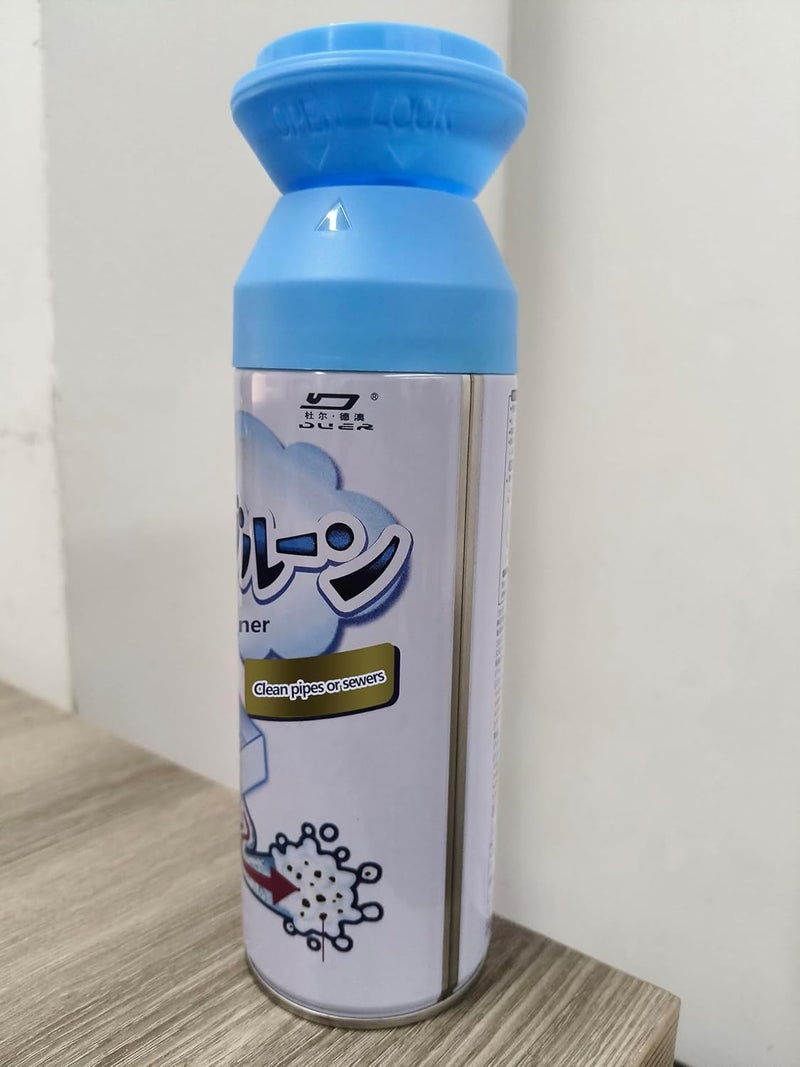 ANRUI Herios Drain Foam Cleaner, Pipe Dredge Deodorant Foam Cleaner, Liquid Hair Drain Clog Remover & Cleaner,Powerful Sink and Drain Cleaner, Pipe Dredge Deodorant for Toilets, Sinks, Tubs 500ml (2)… - Image 3