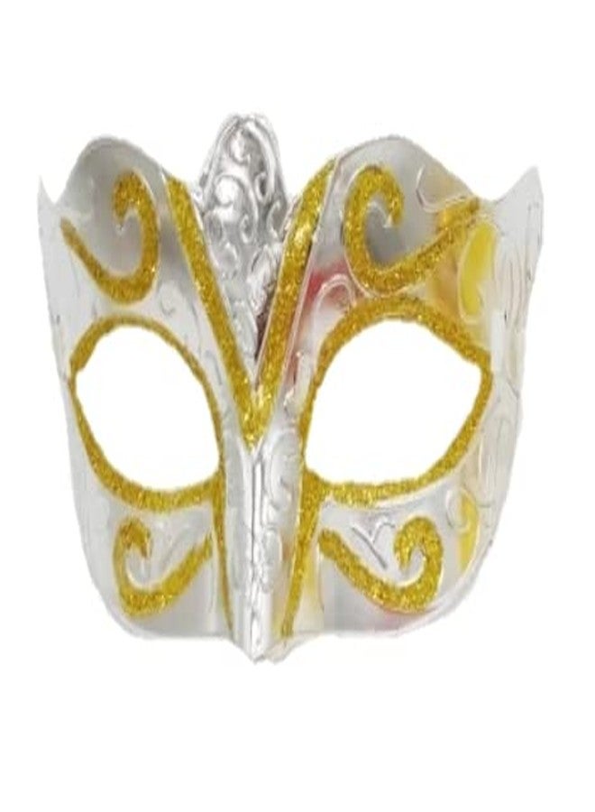 Fun Affairs Glitter Eye Mask for Halloween, Birthday, Adult Party for Men and Women Masquerade Ball Mask Venetian Party (Pack of 6) Colors as per availability - Image 5