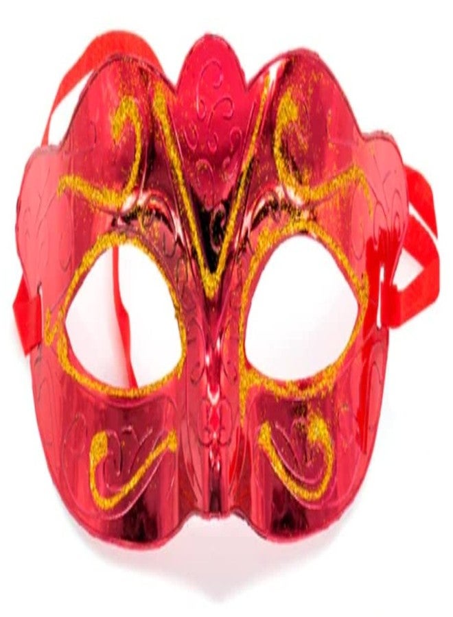 Fun Affairs Glitter Eye Mask for Halloween, Birthday, Adult Party for Men and Women Masquerade Ball Mask Venetian Party (Pack of 6) Colors as per availability - Image 4