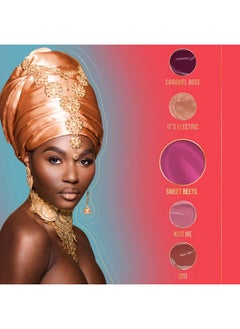 Juvia's Place The Reds & Berries Lip Gloss Glass Gloss Nonsticky Lip Gloss, Tinted Lip Gloss, Longlasting Lip Gloss, Hydrating Lip Gloss For Glowy & Sheer Lips, Lip Makeup (Sweet Beets 0.16Oz)  - Image 5