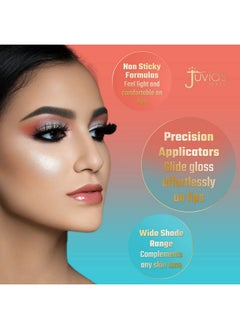Juvia's Place The Reds & Berries Lip Gloss Glass Gloss Nonsticky Lip Gloss, Tinted Lip Gloss, Longlasting Lip Gloss, Hydrating Lip Gloss For Glowy & Sheer Lips, Lip Makeup (Sweet Beets 0.16Oz)  - Image 4
