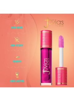 Juvia's Place The Reds & Berries Lip Gloss Glass Gloss Nonsticky Lip Gloss, Tinted Lip Gloss, Longlasting Lip Gloss, Hydrating Lip Gloss For Glowy & Sheer Lips, Lip Makeup (Sweet Beets 0.16Oz)  - Image 3
