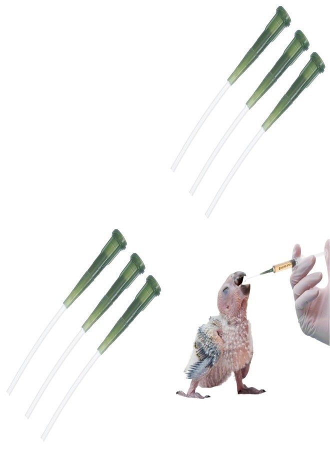 Balacoo 6Pcs Baby Bird Feeding Hose Kit: Soft Pet Parrot Milk Feeding Tubes for Newborn Birds, Small Animals, Parrot Milk Feeder- Easy to Clean, 3.54 Inch - Image 1