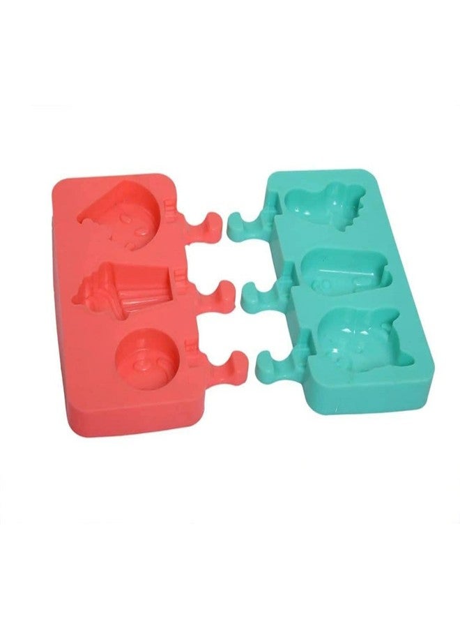 Barasti Silicone Candy Mold with 4 Cavities Ice Pop Mold Cakesicle and Popsicle Mold for Making Ice Cream Desserts and Frozen Treats - Image 2