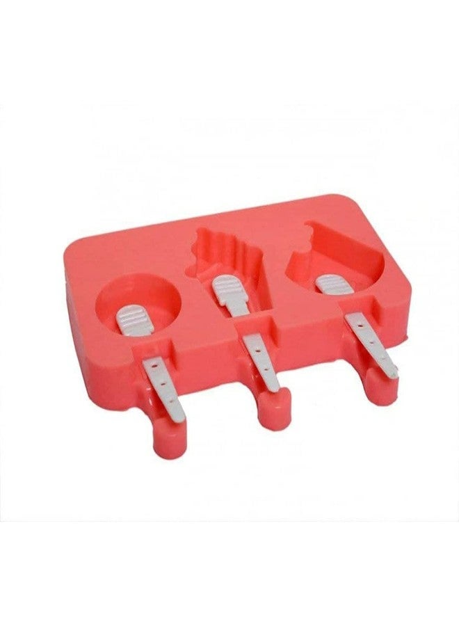 Barasti Silicone Candy Mold with 4 Cavities Ice Pop Mold Cakesicle and Popsicle Mold for Making Ice Cream Desserts and Frozen Treats - Image 1