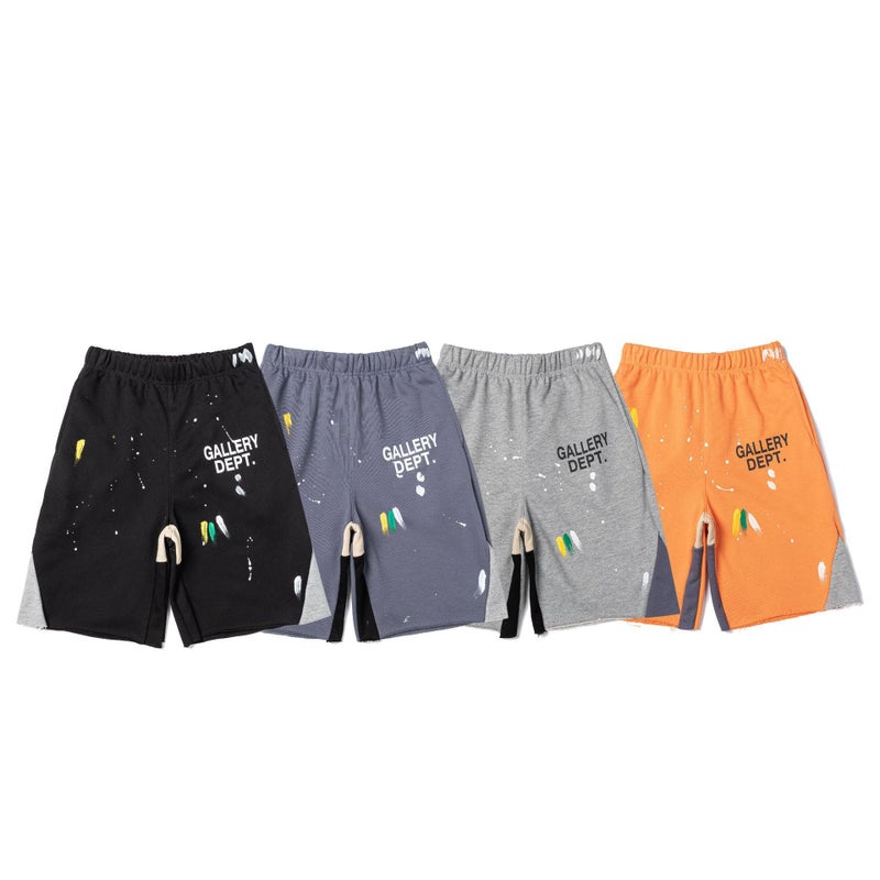 High Street Gallery Dept Long Pants With Ink Splash Graffiti, Unisex Straight-Leg Sports Casual Pants, Wrinkle-Free Pure Cotton - Image 4