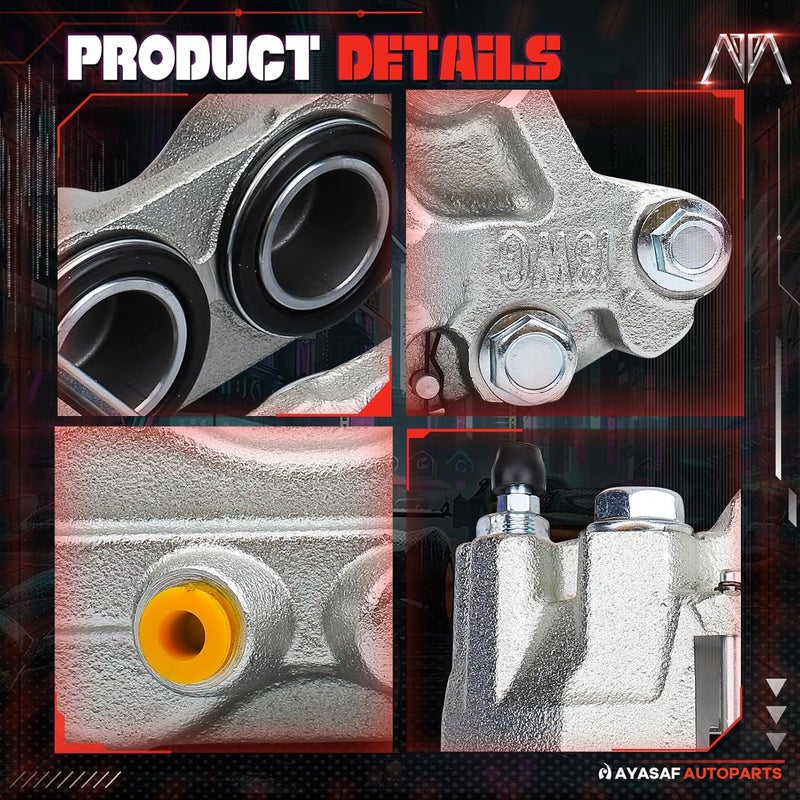 MAYASAF 192985 Front Left Brake Caliper Driver Side Caliper for Toyota 2000-06 Tundra, 2003-09 4Runner, 2007-14 FJ Cruiser, 2005-15 Tacoma - Image 3