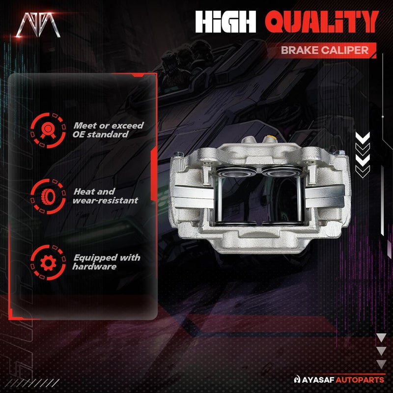 MAYASAF 192985 Front Left Brake Caliper Driver Side Caliper for Toyota 2000-06 Tundra, 2003-09 4Runner, 2007-14 FJ Cruiser, 2005-15 Tacoma - Image 4